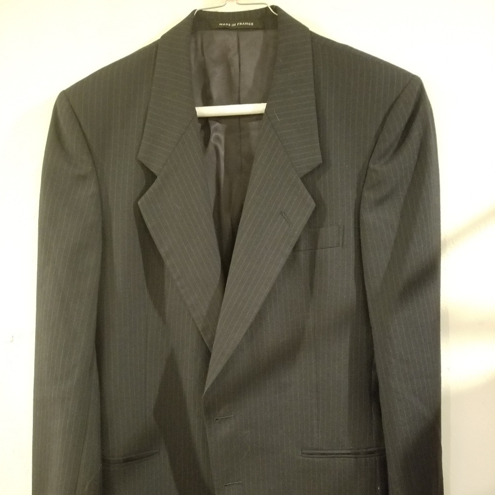 Yves Saint Laurent YSL Slim Blazer Wool 35R France